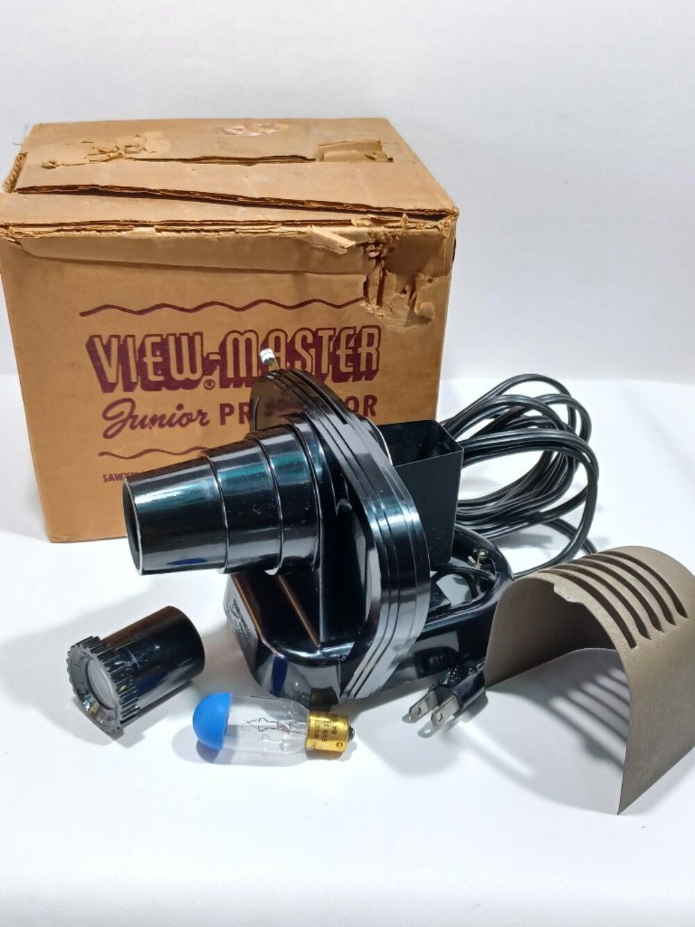 1950’s VIEW-MASTER Junior PROJECTOR Junior LUMA-RAY w/original Box Tested